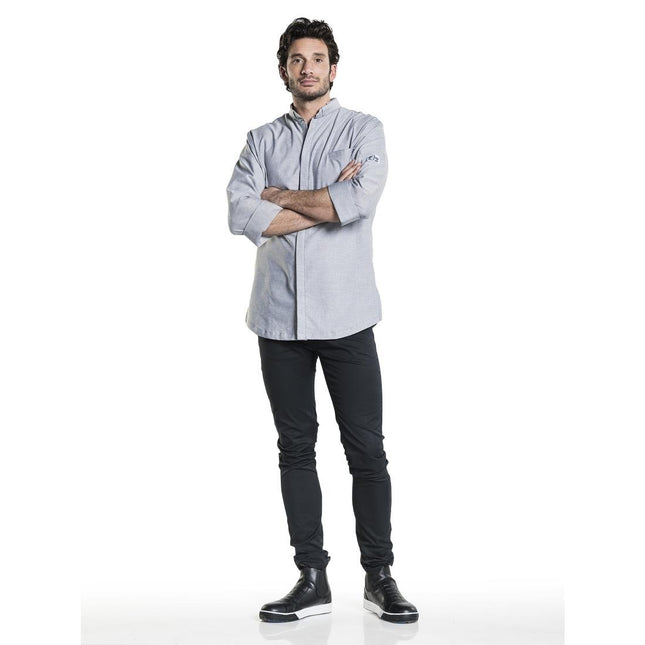 Men's Chef Jacket Nordic Grey | Chaud Devant | Size M 2