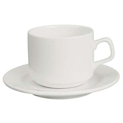Stackable Porcelain Cups 20cl | Olympia Lumina | Set of 6 4