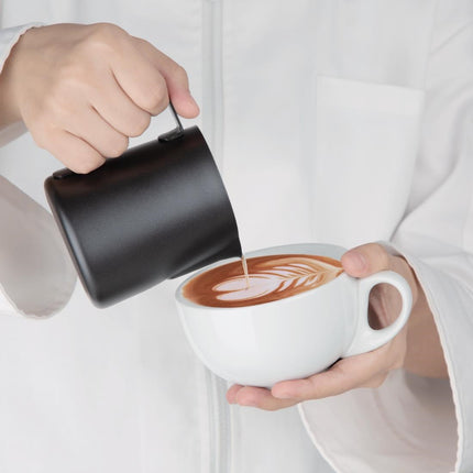 Black Non-Stick Milk Frothing Pitcher 340ml | Olympia 2