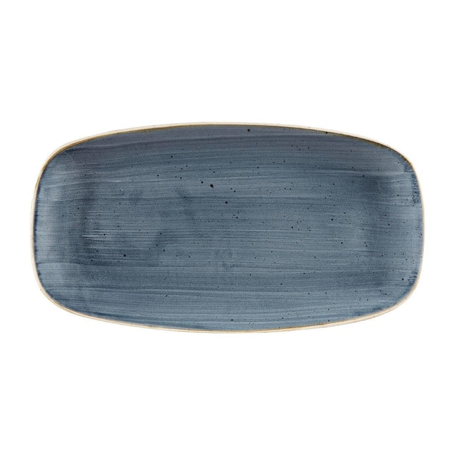 Stonecast Blueberry Chef's Oval Plate 29.8 x 15.3cm | Churchill
