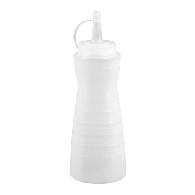 Squeeze Bottle with Cap | Vogue | 340ml | Transparent