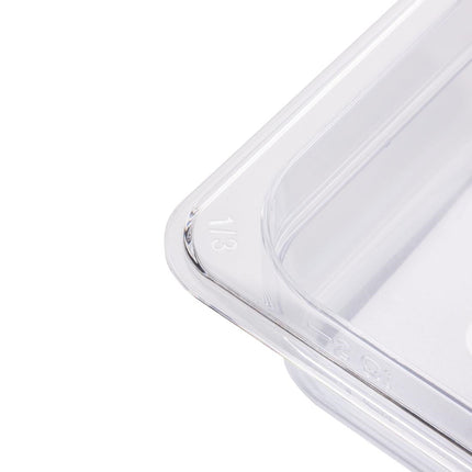Polycarbonate 1/3 Gastronorm Container 65mm | Vogue | Transparent 4