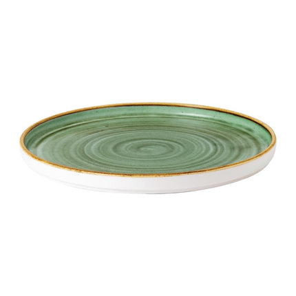 Stonecast Samphire Green Plate with Raised Edge 25.9cm | Churchill (6 pcs) 2