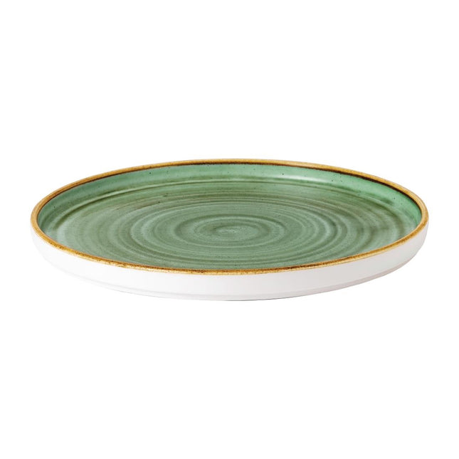 Stonecast Samphire Green Plate with Raised Edge 25.9cm | Churchill (6 pcs) 2