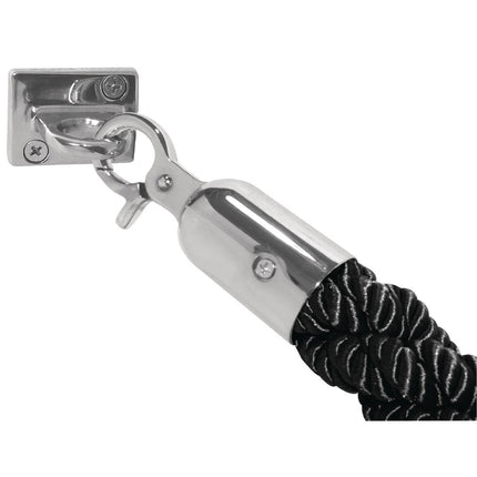 Velour Marker Rope Black 1.5m | Bolero