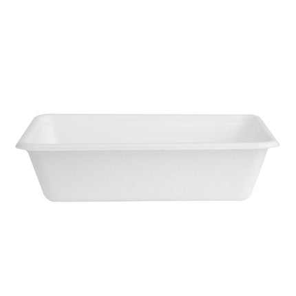 Compostable Bagasse Food Container Bases 650ml | Fiesta