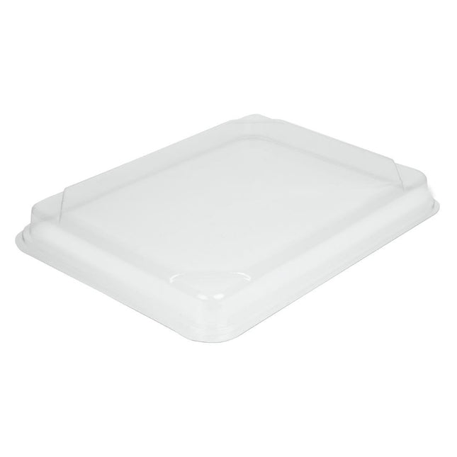 Recyclable Bento Box Lids 263 x 201 mm | Faerch | 90 Pieces | rPET Material