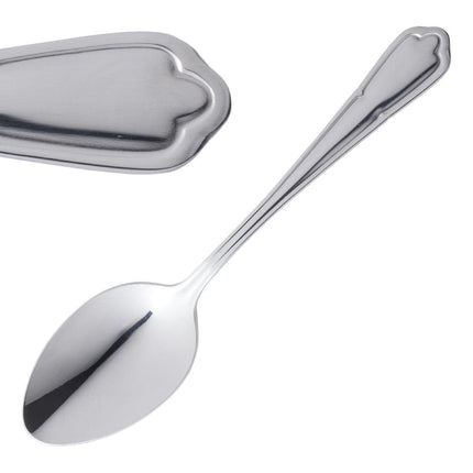 Table Spoons | Olympia Dubarry | 12 Pieces | Polished 18/0 Stainless Steel with Classic Decorated Handle