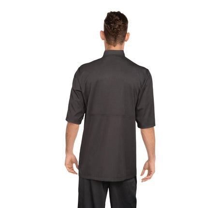 Montreal Cool Vent Black Short Sleeve Chef Jacket | Chef Works | Size XS 5