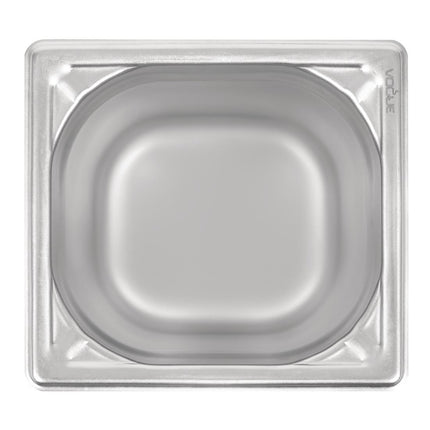Stainless Steel GN 1/6 Container 200mm Depth | Vogue | 176x162mm 4