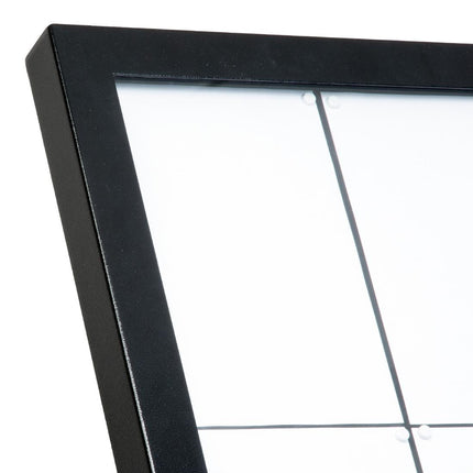 Information Display Stand Black Hammered Steel for 8x A4 | Securit 6