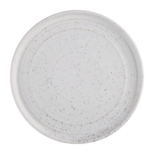 Flat Round Plates 22cm White | Olympia Cavolo