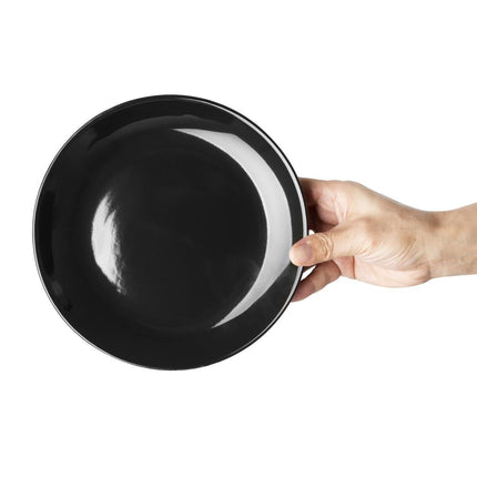 Coupe Plate Black 200mm | Olympia Cafe 3