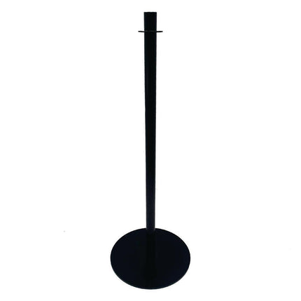 Bolero Steel Stanchion with Flat Black Top