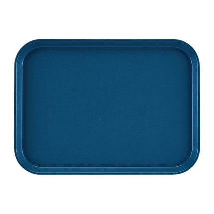Cambro Epictread Fiberglass Rectangular Non-Slip Tray Blue 350mm
