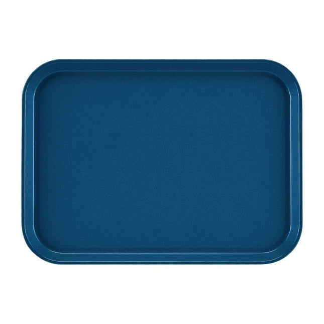 Cambro Epictread Fiberglass Rectangular Non-Slip Tray Blue 350mm