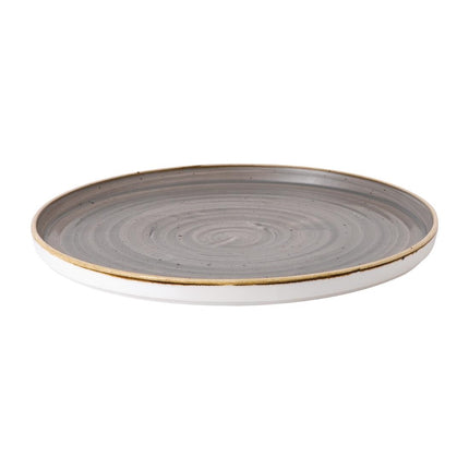 Stonecast Grey Plate with Raised Edge 27.9cm | Churchill (6 pcs) 2