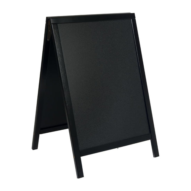 Small Black Woody Sidewalk Chalkboard | Securit