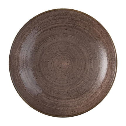 Coupe Bowls Raw Evolve Brown Semi-Matte | Churchill Stonecast Raw | 248mm