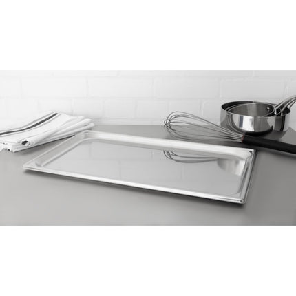 Stainless Steel GN 1/1 Container with Handle and Lid | Matfer Bourgeat 8