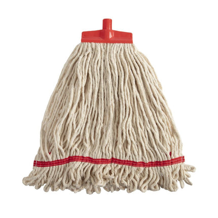 Red Stay-Flat Kentucky Cotton Mop | SYR