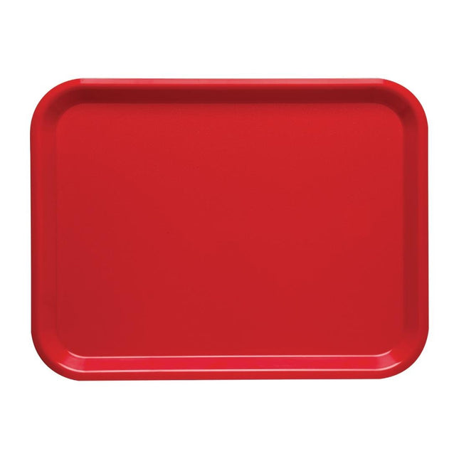 Cherry Red ABS Serving Tray 36x28cm | Roltex Nordic