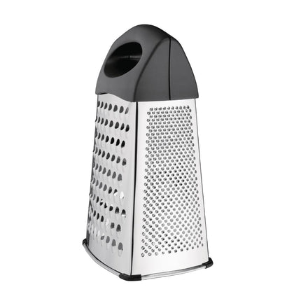 Heavy-Duty 4-Sided Stainless Steel Grater 25cm | Vogue 5