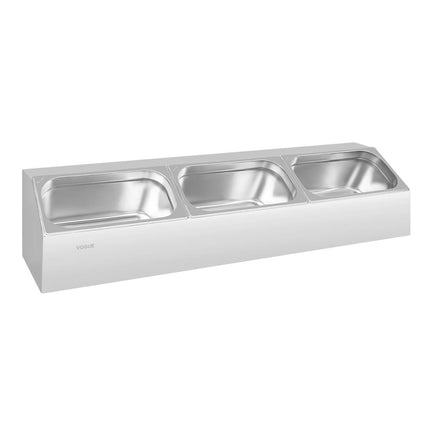 Stainless Steel Long Gastronorm Rack | Vogue 4