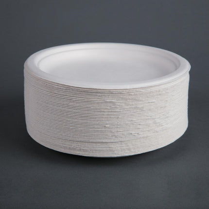 Compostable Bagasse Plates 17.9cm | Fiesta | Set of 50 3