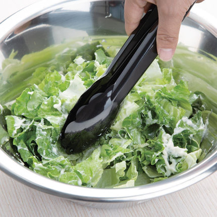 Black Serving Tongs 23cm | Vogue | Polycarbonate 4