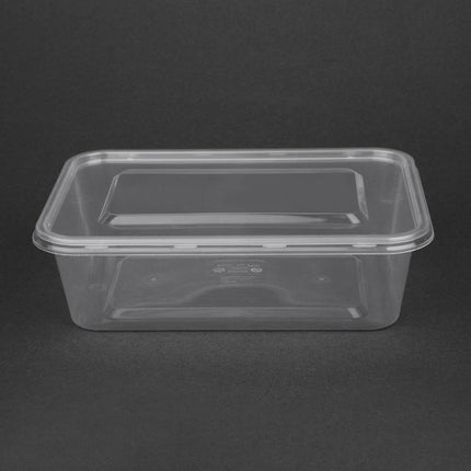 Recyclable Microwaveable Plastic Containers 65cl with Lids | Fiesta | 250 Pieces 3