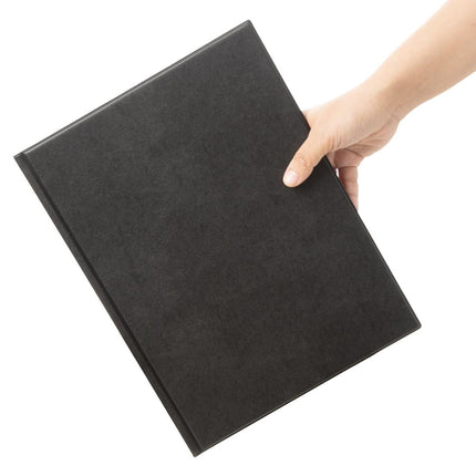 Black PVC Menu Holder A4 | Olympia 4