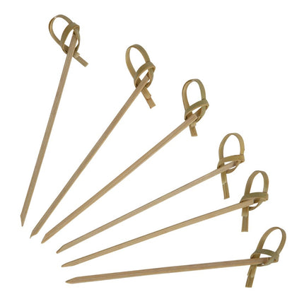 Compostable Bamboo Skewers with Curl | Fiesta | 100 Pieces 3