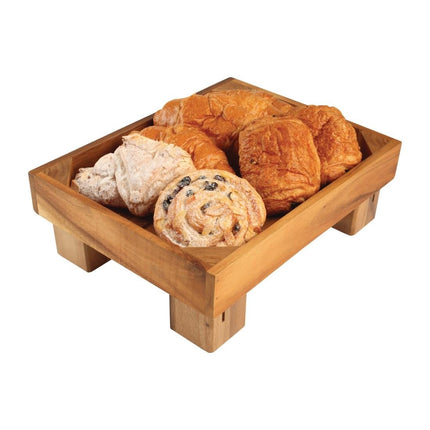 Wooden Menu Holder | Olympia | Acacia Wood 7