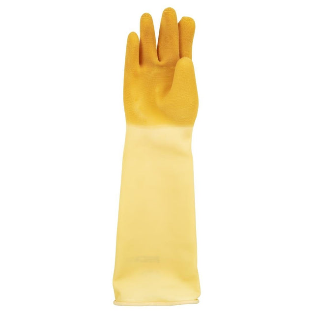 MAPA Trident Heavy Duty Latex Cleaning Gloves 2