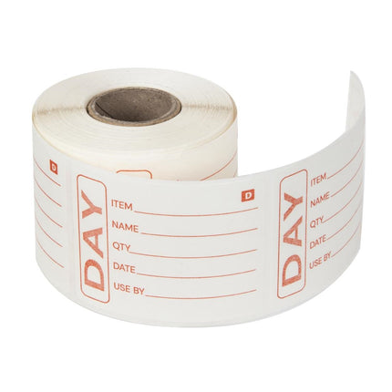 Soluble Food Labels for Prepared Meals | Hygiplas | 250 Pieces | 50x75mm 4