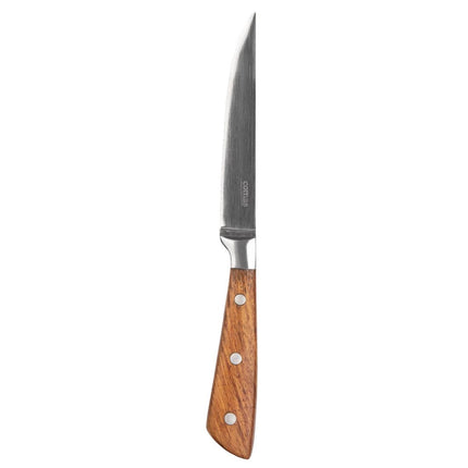 Steak Knives Montblanc 23cm with Wooden Handle | Comas Set of 6 2