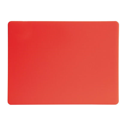 Red LDPE Cutting Board | Hygiplas | 30.5x22.9x1.2 cm 5