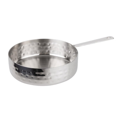 Mini Hammered Steel Table Presentation Saucepan 125mm | Olympia
