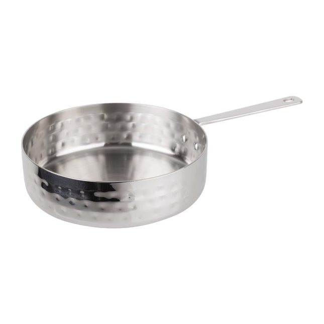 Mini Hammered Steel Table Presentation Saucepan 125mm | Olympia