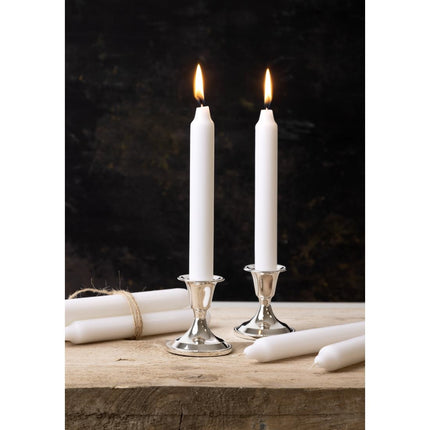 White Dinner Candles 20cm | Bolsius 2
