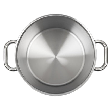 Stainless Steel Induction Soup Pot 17.2L | Matfer Bourgeat Excellence 4