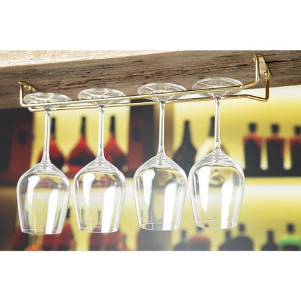Brass Glass Rack 41cm | Classic & Retro Style 3