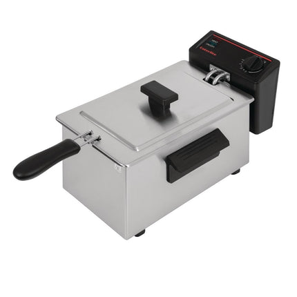 Single Fryer Stainless Steel 3.5L | Caterlite | Light Use 7