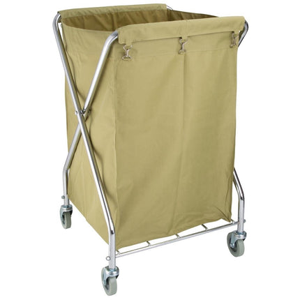 Servo-x Foldable Linen Cart | Space-Saving Design | Four Swivel Wheels