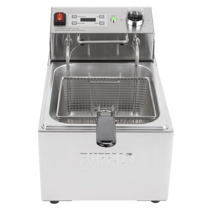 Single Electric Fryer with Timer | Buffalo | 5L Stainless Steel Tank 4