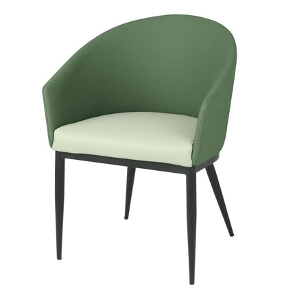 Padded Indoor Dining Chairs | Bolero Sloane Green Forest Mix