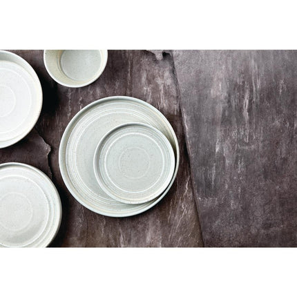 Cavolo Flat Round Plate Soft Green 27cm | Olympia 6