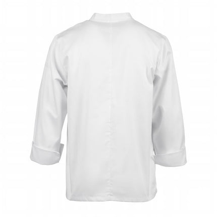 Unisex Durable Breathable Chef Jacket White L | Chef Works Le Mans 7