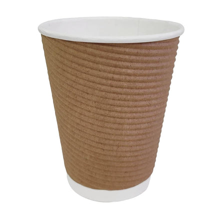 Reciklirane rebraste stenske skodelice za kavo 340ml Set 25 | Fiesta